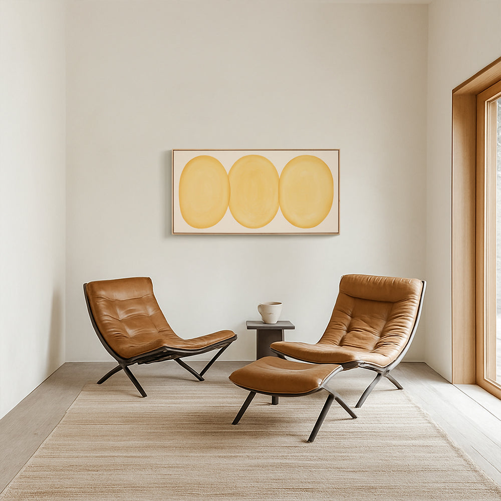 Ovals in Yellow Ochre No. 7