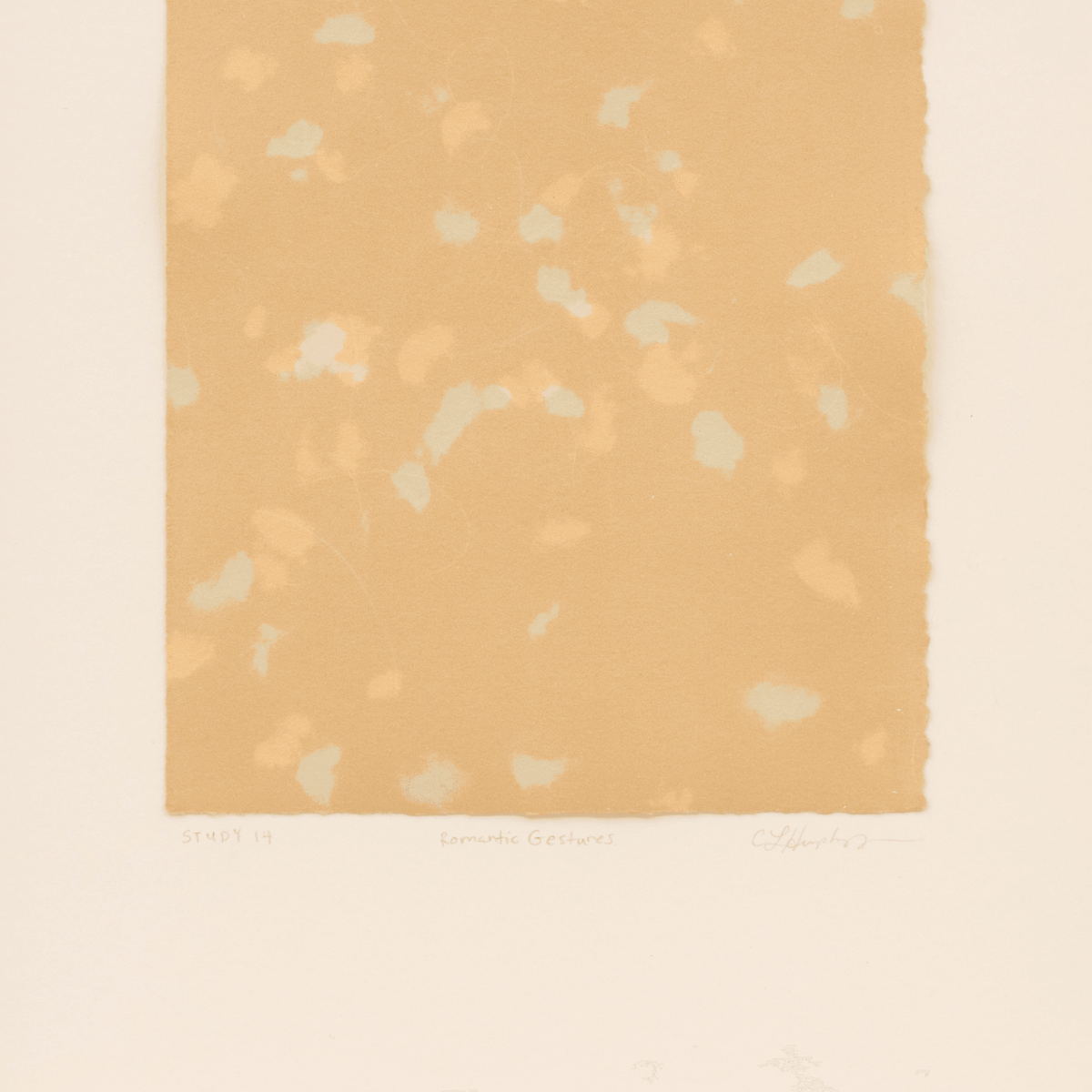 Study (Romantic Gestures) 14 , Print by Study (Romantic Gestures) 14 Tappan