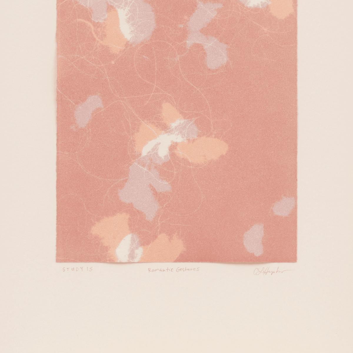 Study (Romantic Gestures) 15 , Print by Study (Romantic Gestures) 15 Tappan