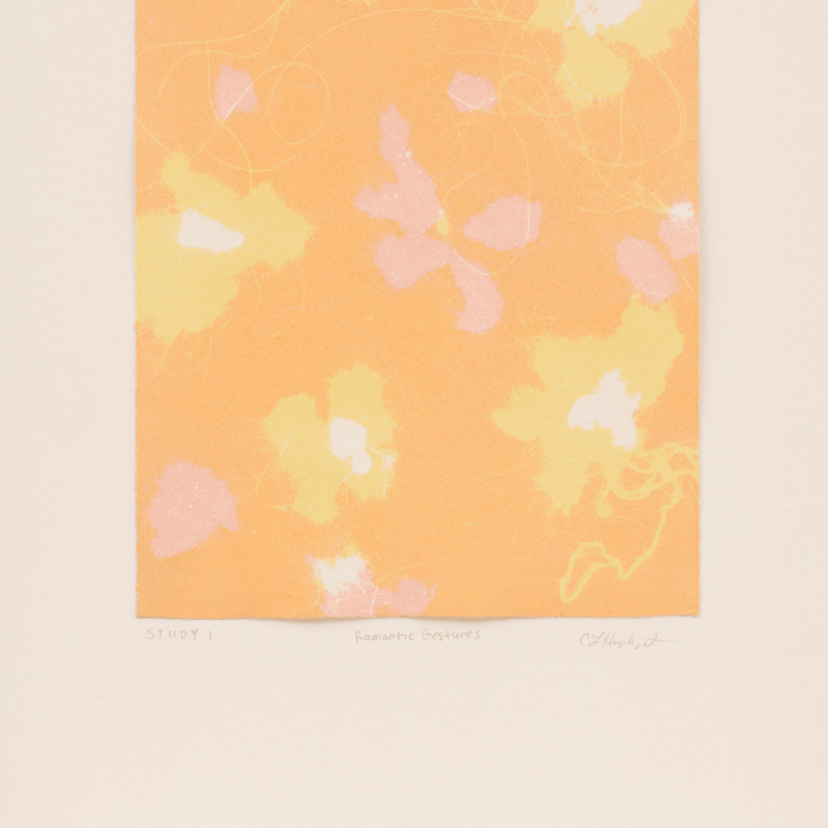 Study (Romantic Gestures) 1 , Print by Study (Romantic Gestures) 1 Tappan