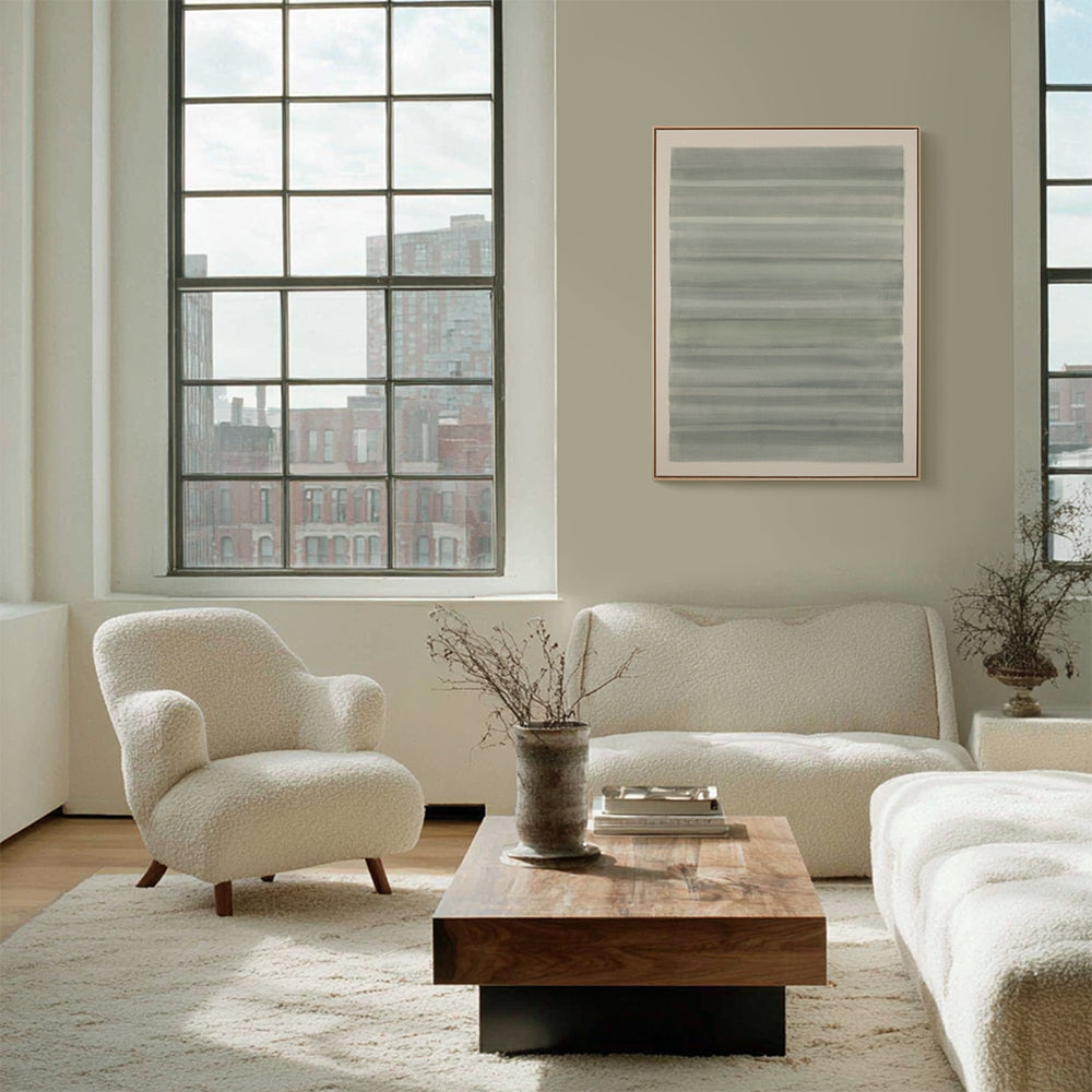 Rectangles in Grey Sage No. 6