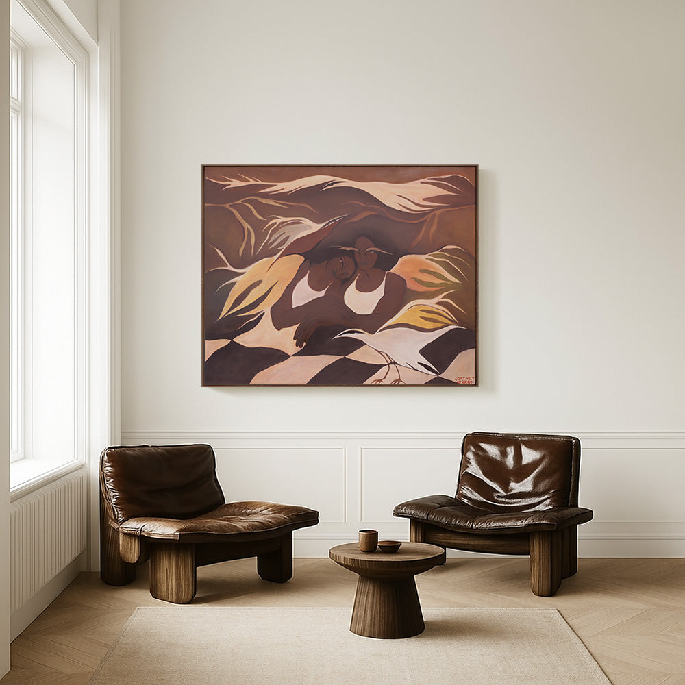 Painting by Cortney Herron