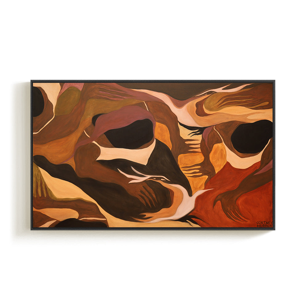 Painting by Cortney Herron