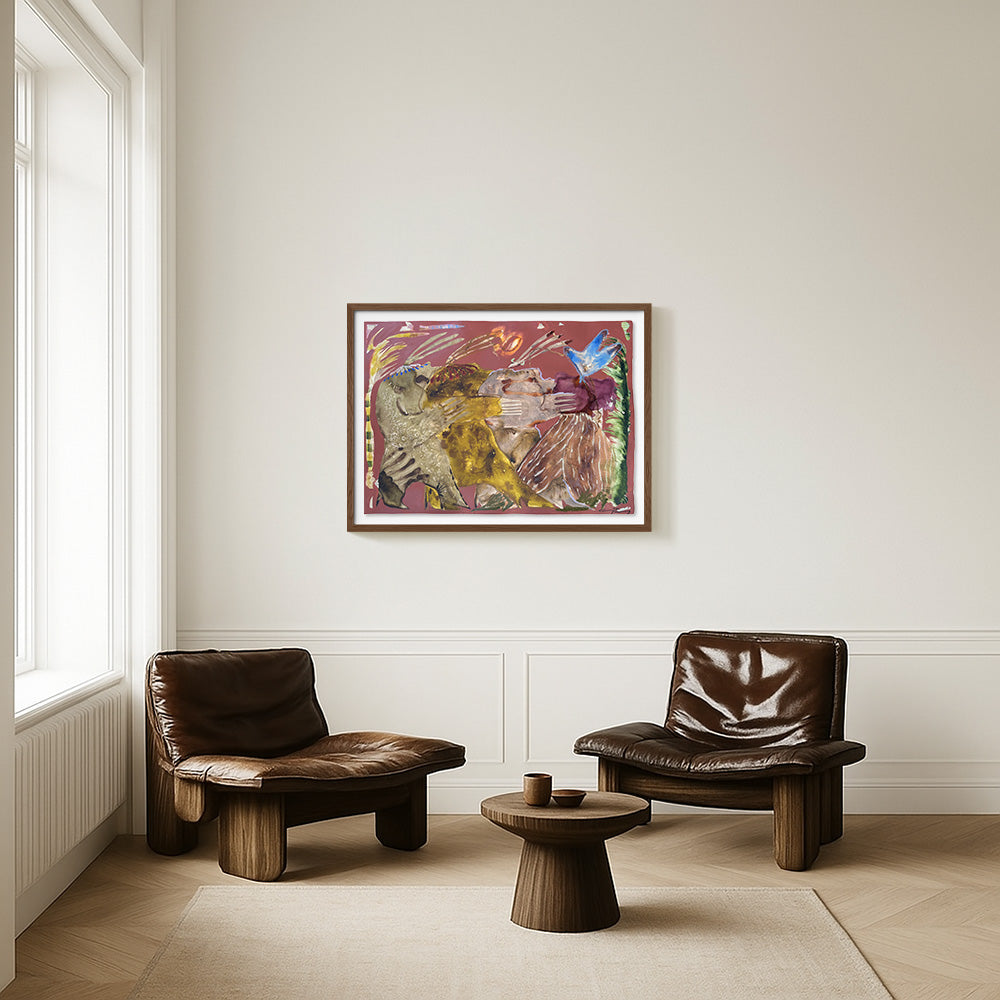 Painting by Caroline Pinney