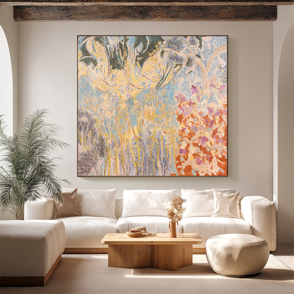 Russet Leaves And Majestic Spines