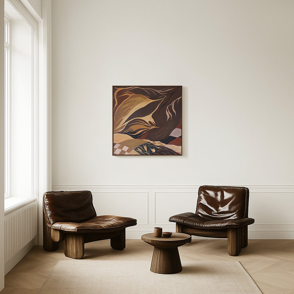 Painting by Cortney Herron