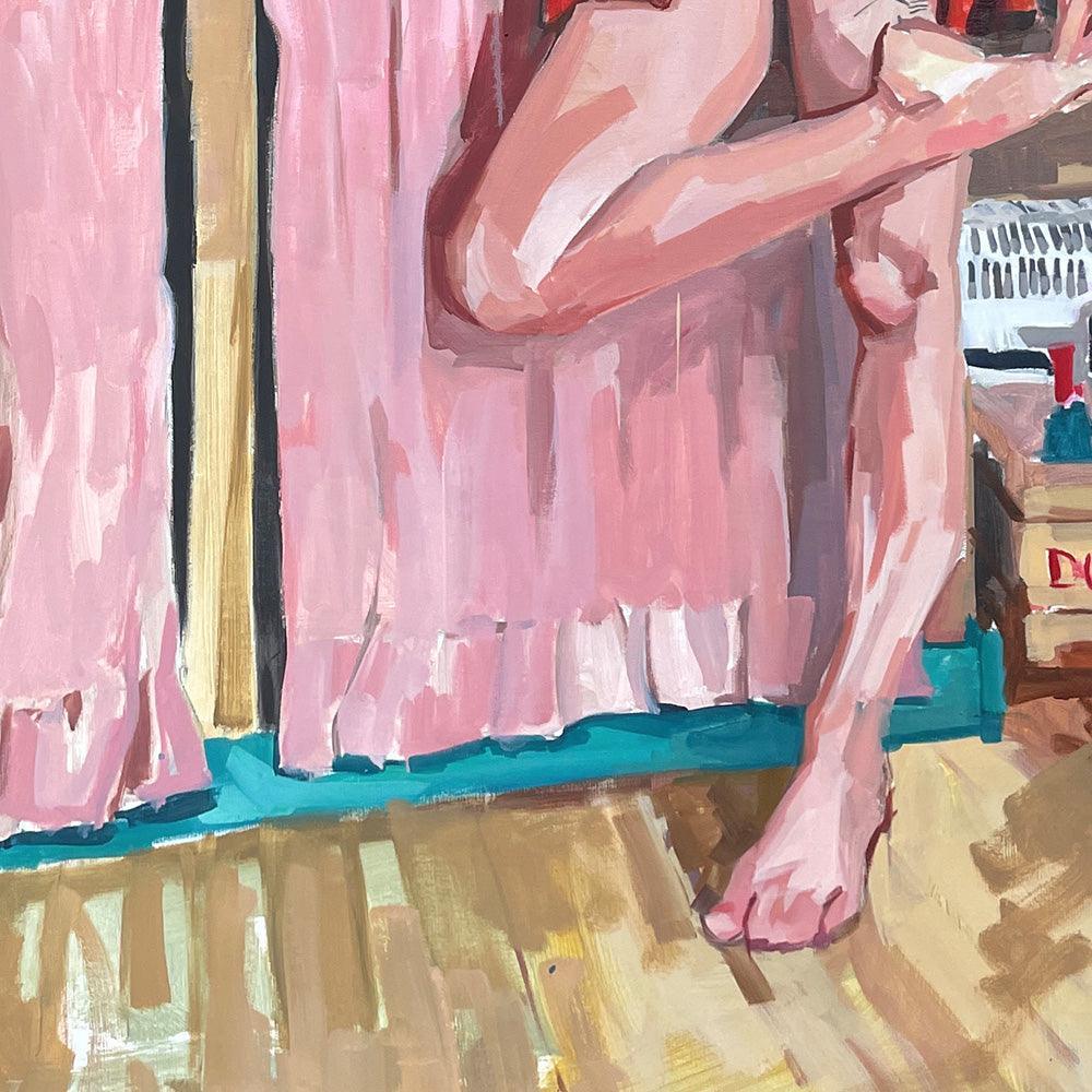 Painting by Lola Erhart