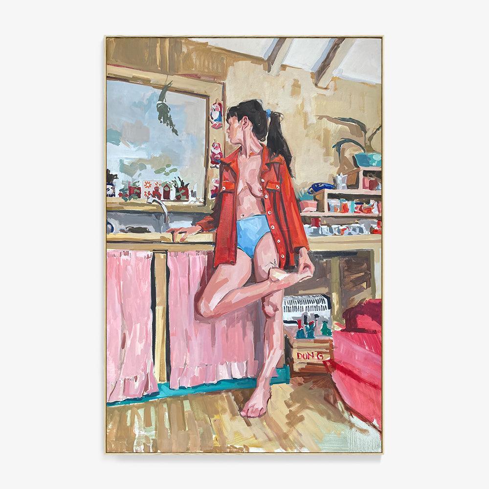 Painting by Lola Erhart