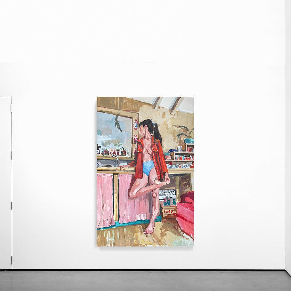 Painting by Lola Erhart