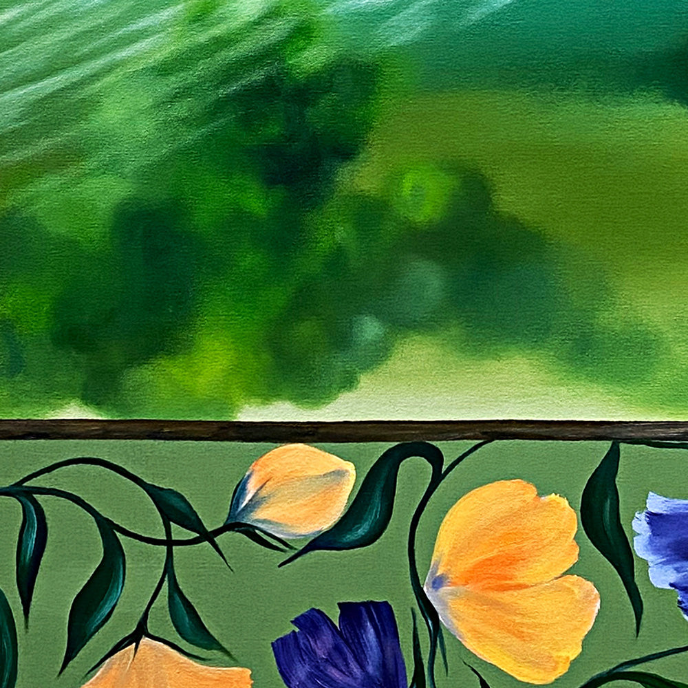 Painting by Laura Burke