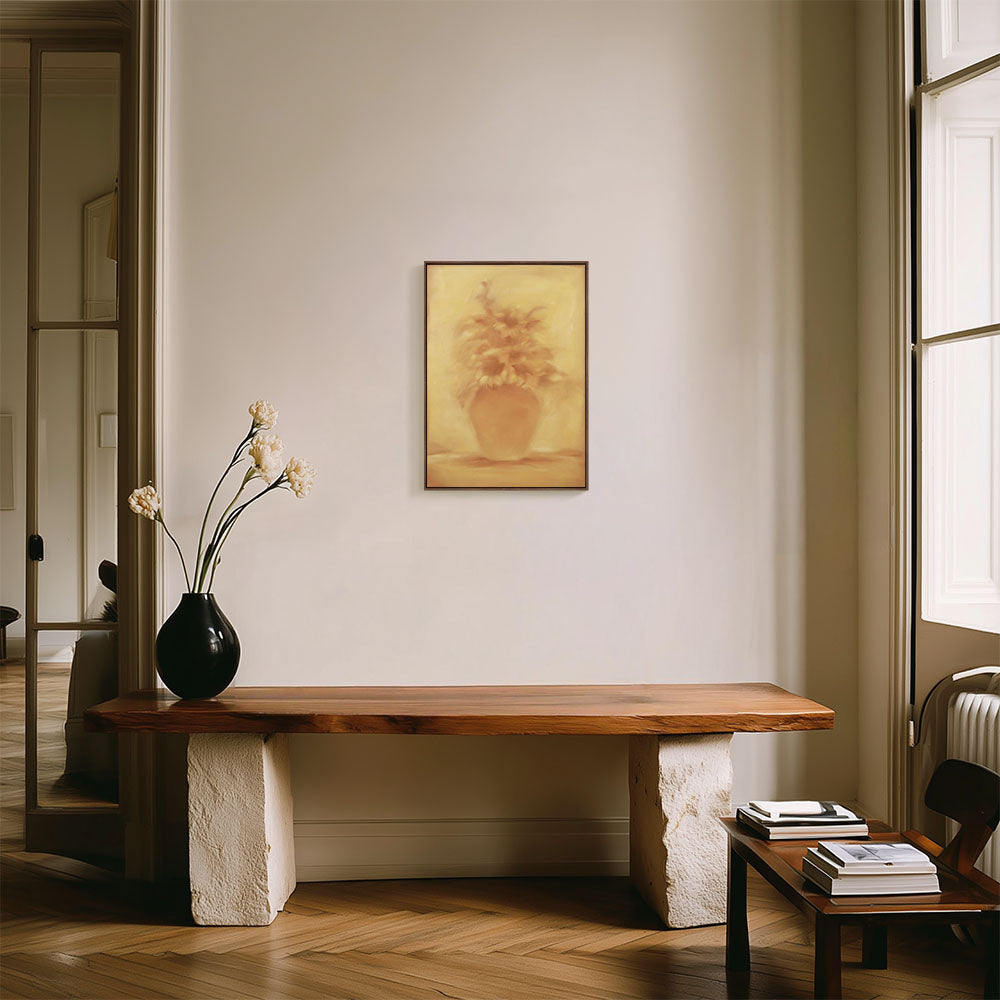 Still Life Gold Floral I