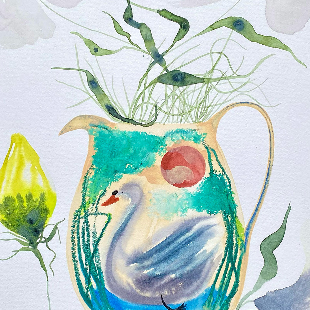 Painting by Laura Burke
