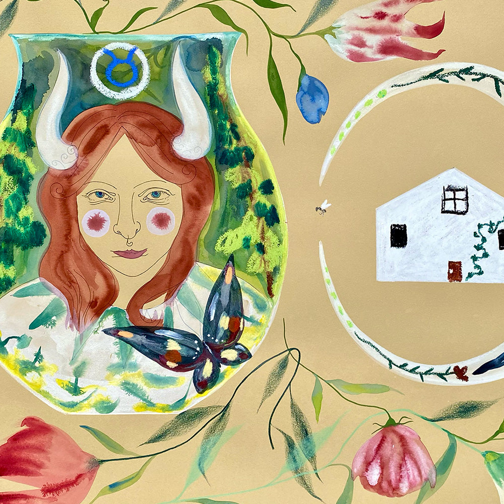 Painting by Laura Burke