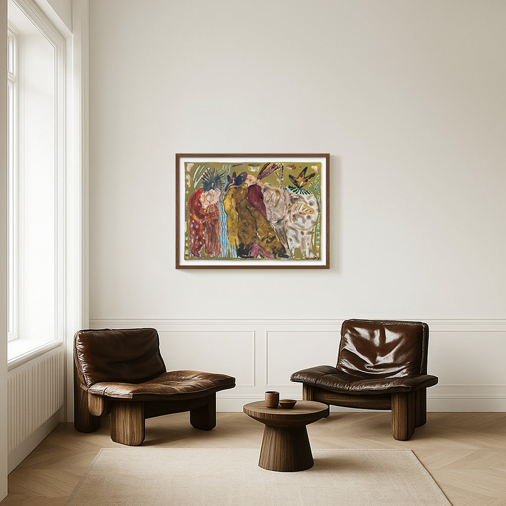 Painting by Caroline Pinney