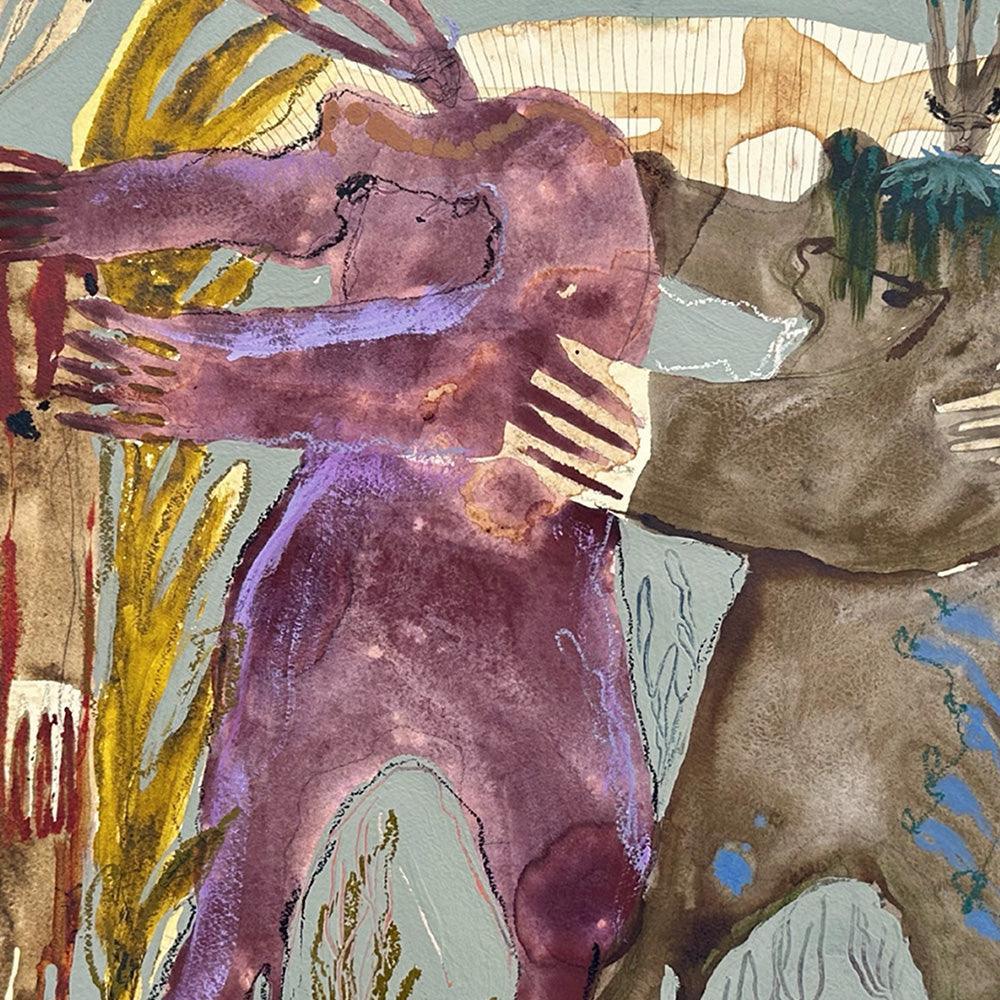 Painting by Caroline Pinney