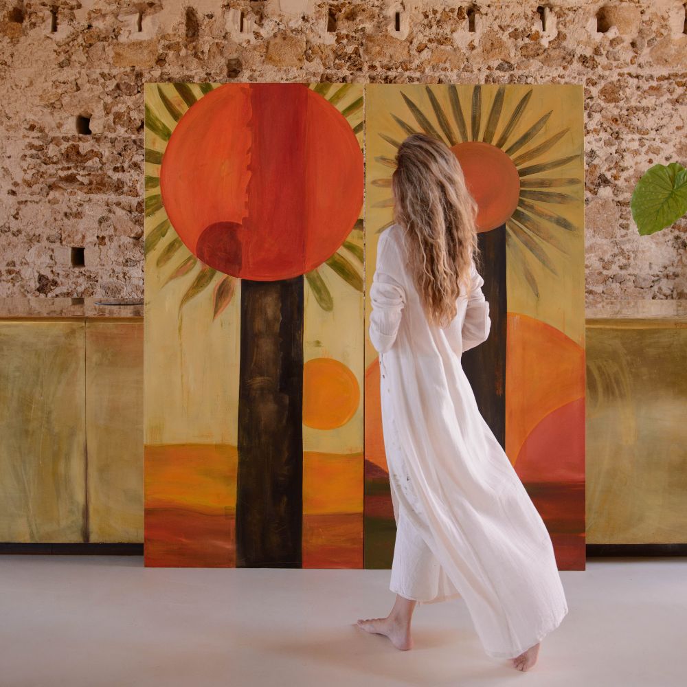 Painting by Júlia Martins Miranda