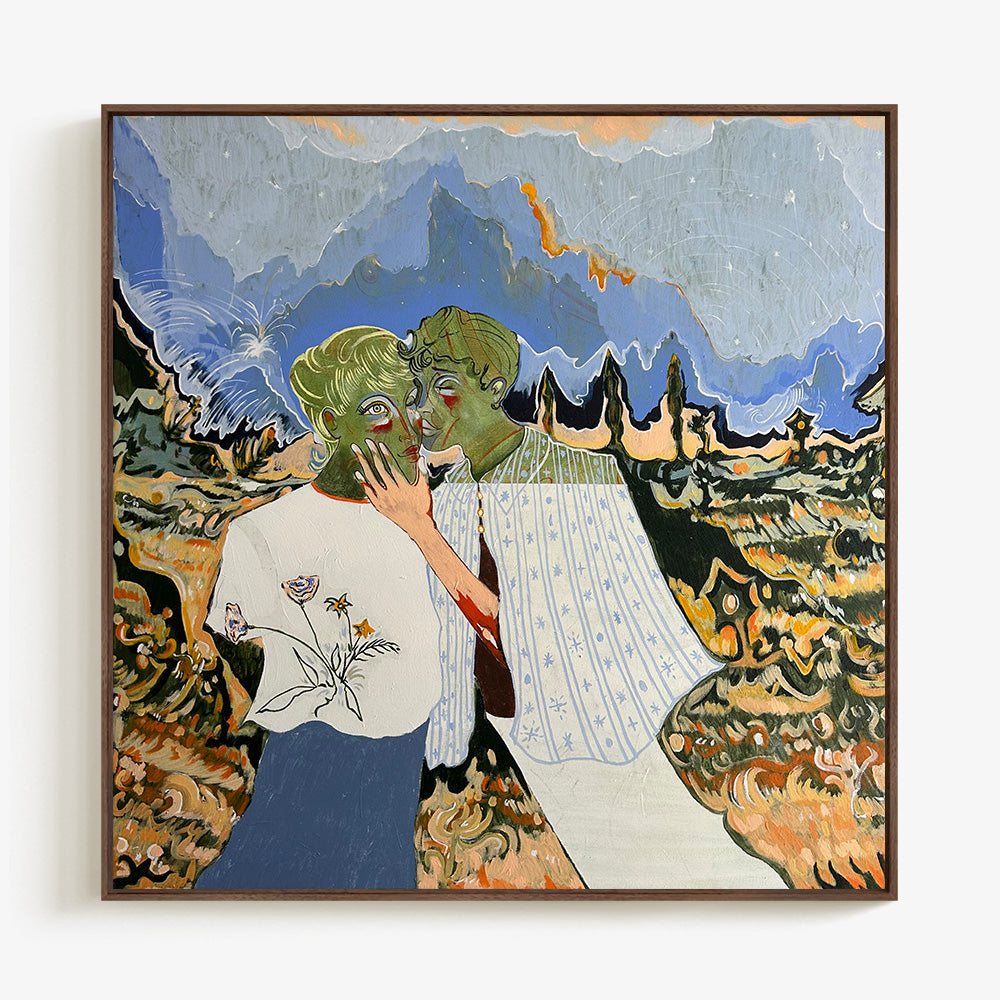 Painting by Anatole Heger