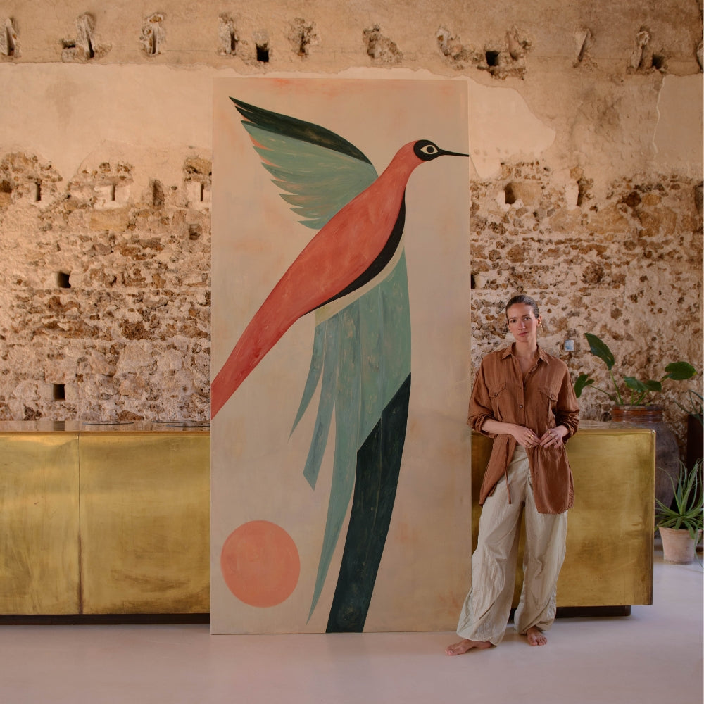 Painting by Júlia Martins Miranda