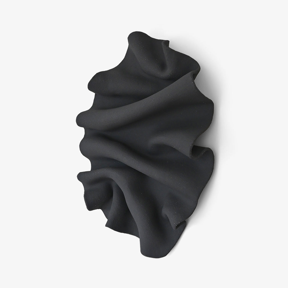 Wave Wall Sculpture (Black)