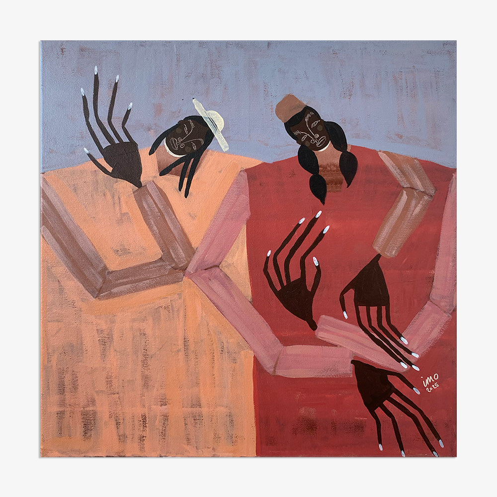 Painting by Ibi Meier-Oruitemeka