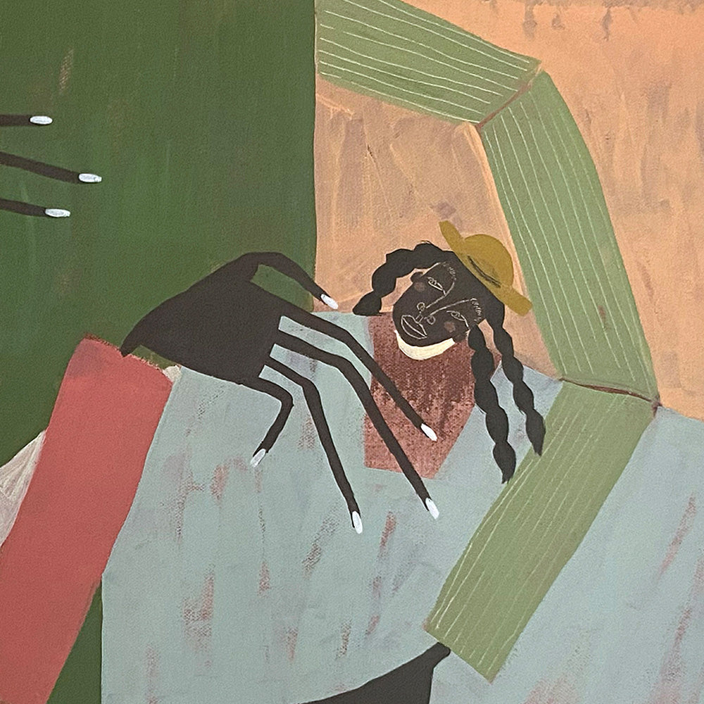 Painting by Ibi Meier-Oruitemeka