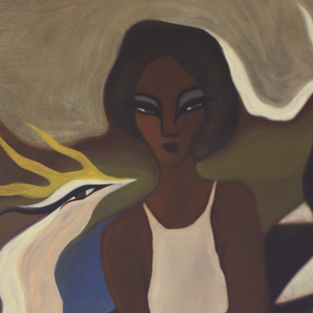 Painting by Cortney Herron