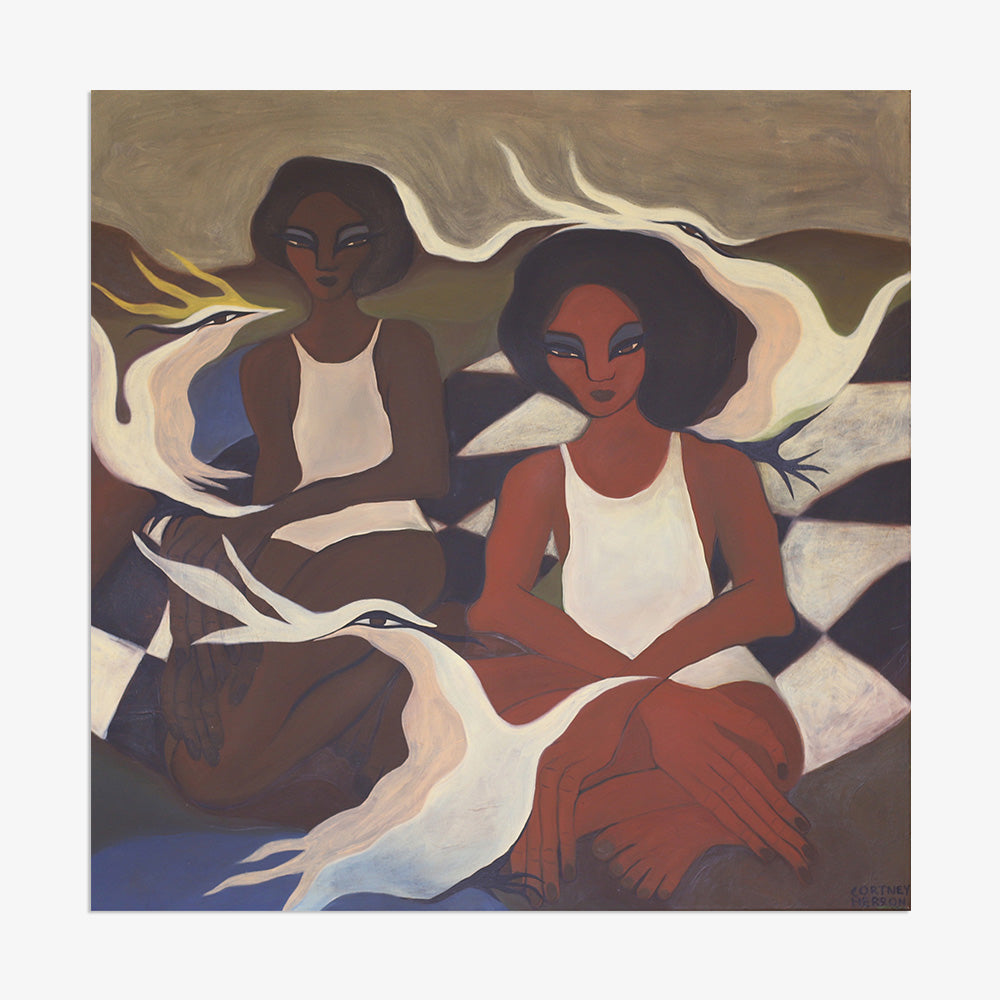 Painting by Cortney Herron