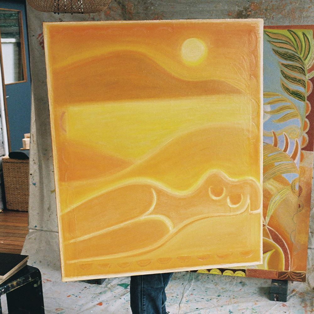 Painting by Hannah Carrick