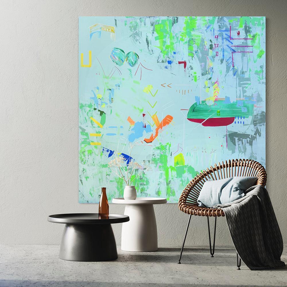 Uncovering Jungle , Painting by Uncovering Jungle Tappan
