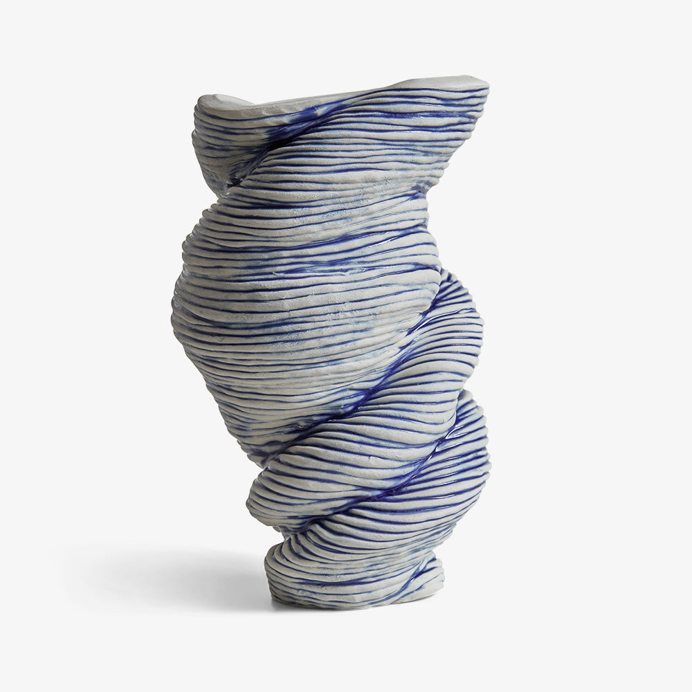 #41 Porcelain Small Vase - Blue Glaze