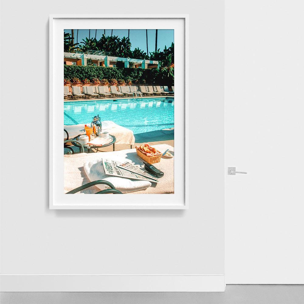Breakfast at the Beverly Hills Hotel , Photograph by Breakfast at the Beverly Hills Hotel Tappan