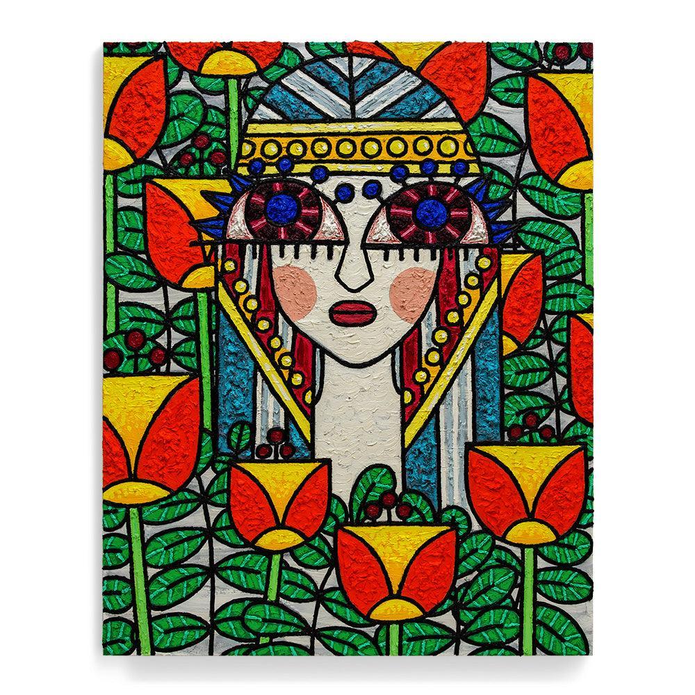 Painting by Helen Rebekah Garber