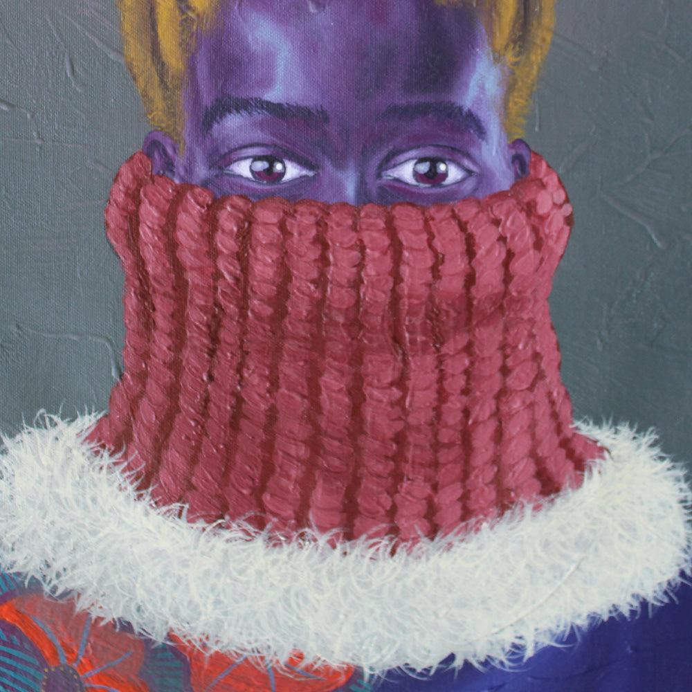 Painting by Qhamanande Maswana