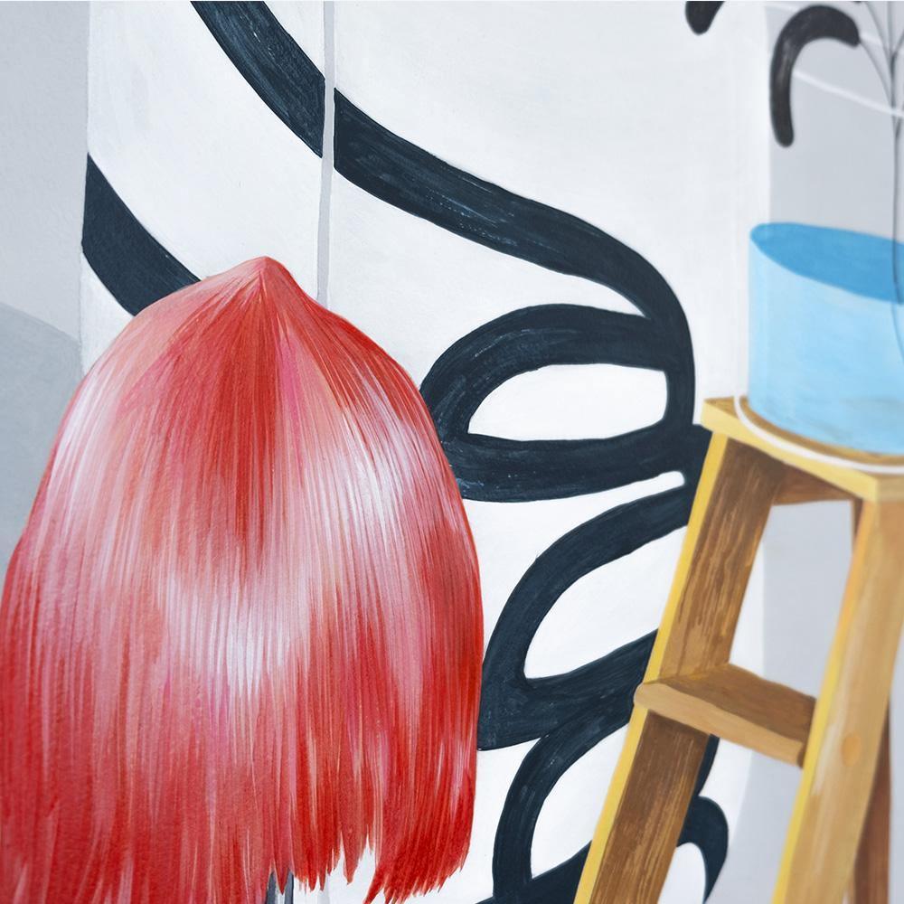 Painting by Bryce Wymer