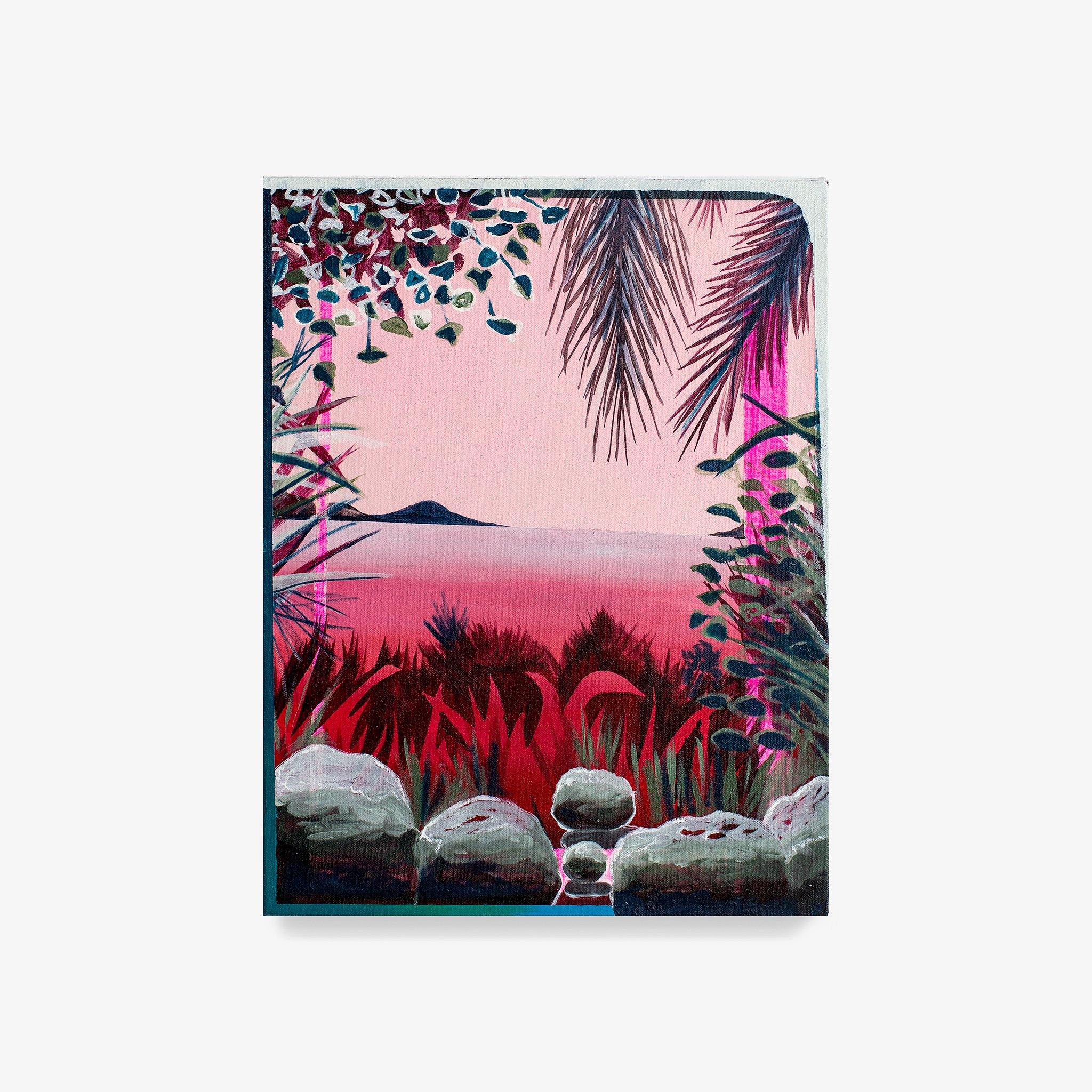 Pink Landscape, Painting  by  Pink Landscape Tappan