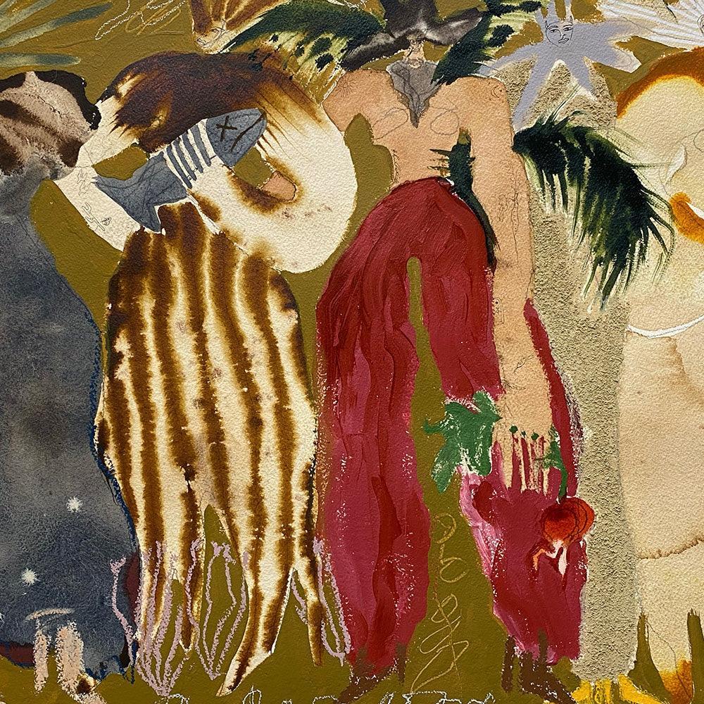 Painting by Caroline Pinney