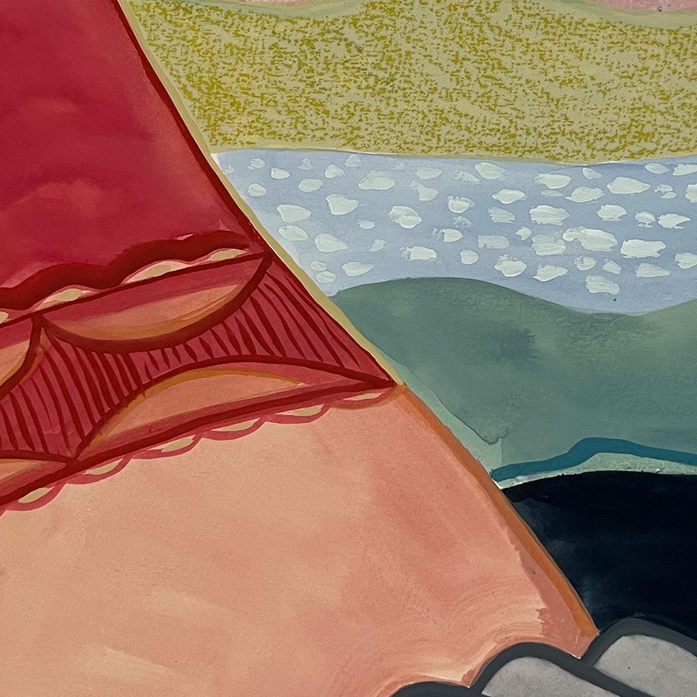 Painting by Georgia Elrod
