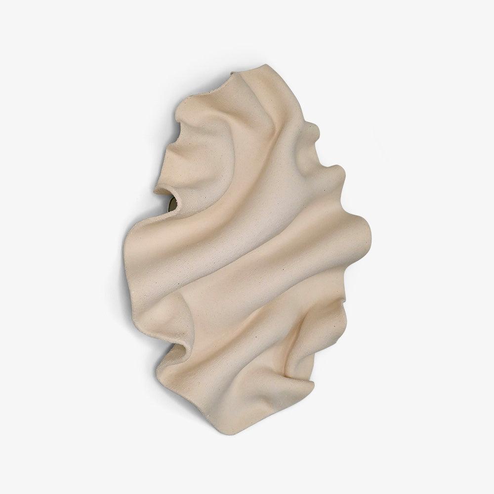 Wave Wall Sculpture (Butter)
