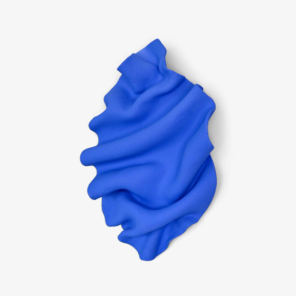 Wave Wall Sculpture (Cobalt)
