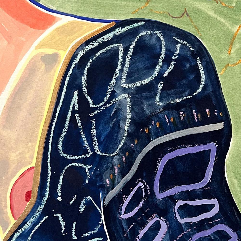 Painting by Georgia Elrod
