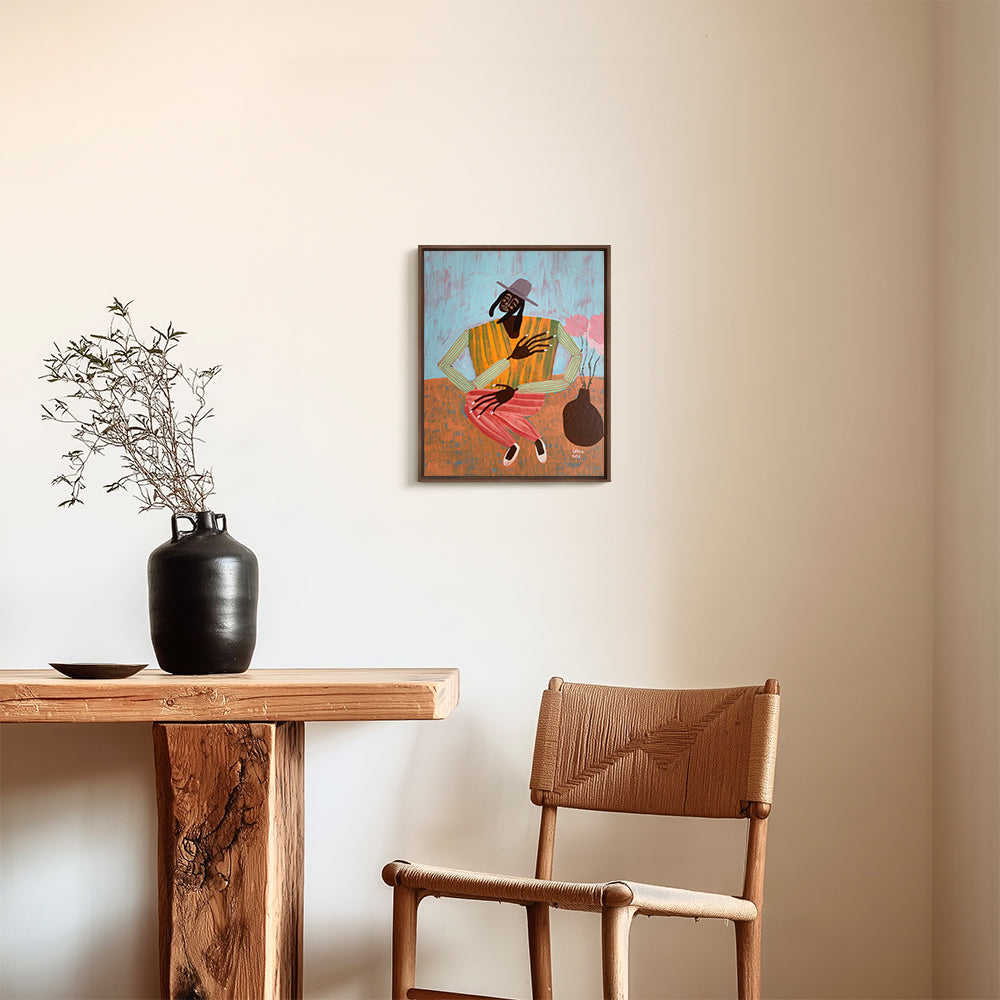 Painting by Ibi Meier-Oruitemeka