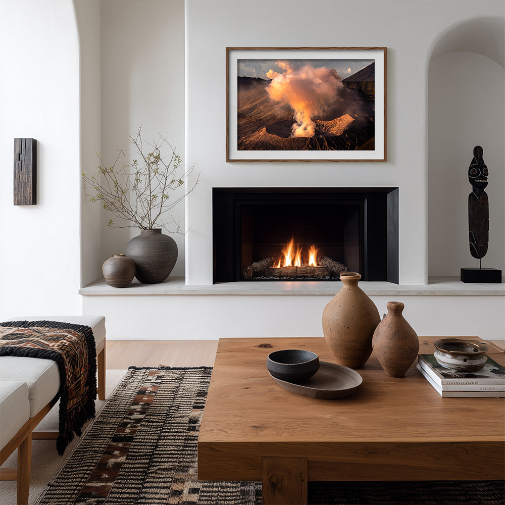 An Island of Fire in a Sea of Milk 1