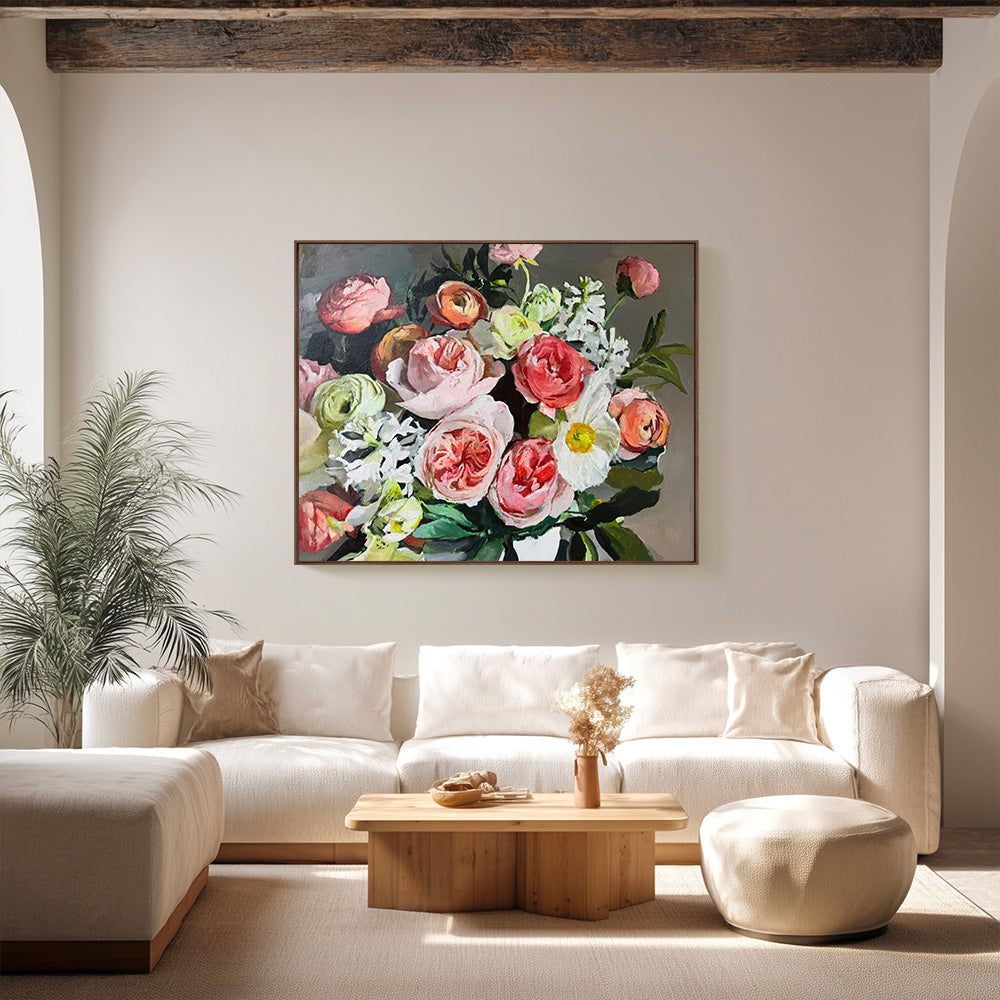 Arrangement in Pink and Green