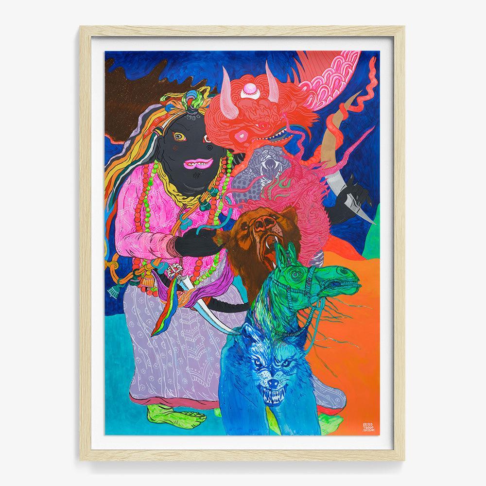 Painting by Eriko Tsogo