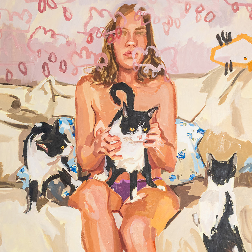 Painting by Lola Erhart