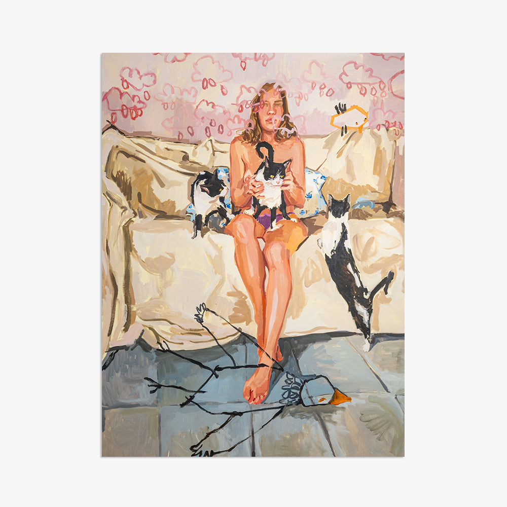 Painting by Lola Erhart