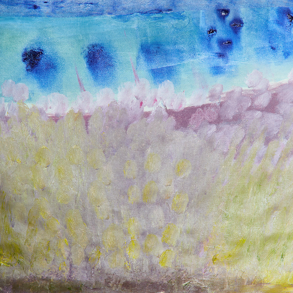 Blue Water Pink Field