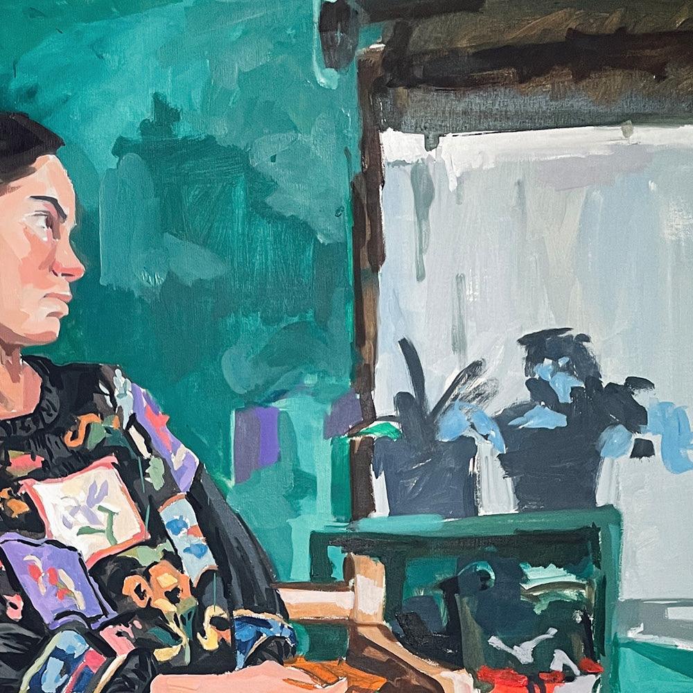 Painting by Lola Erhart