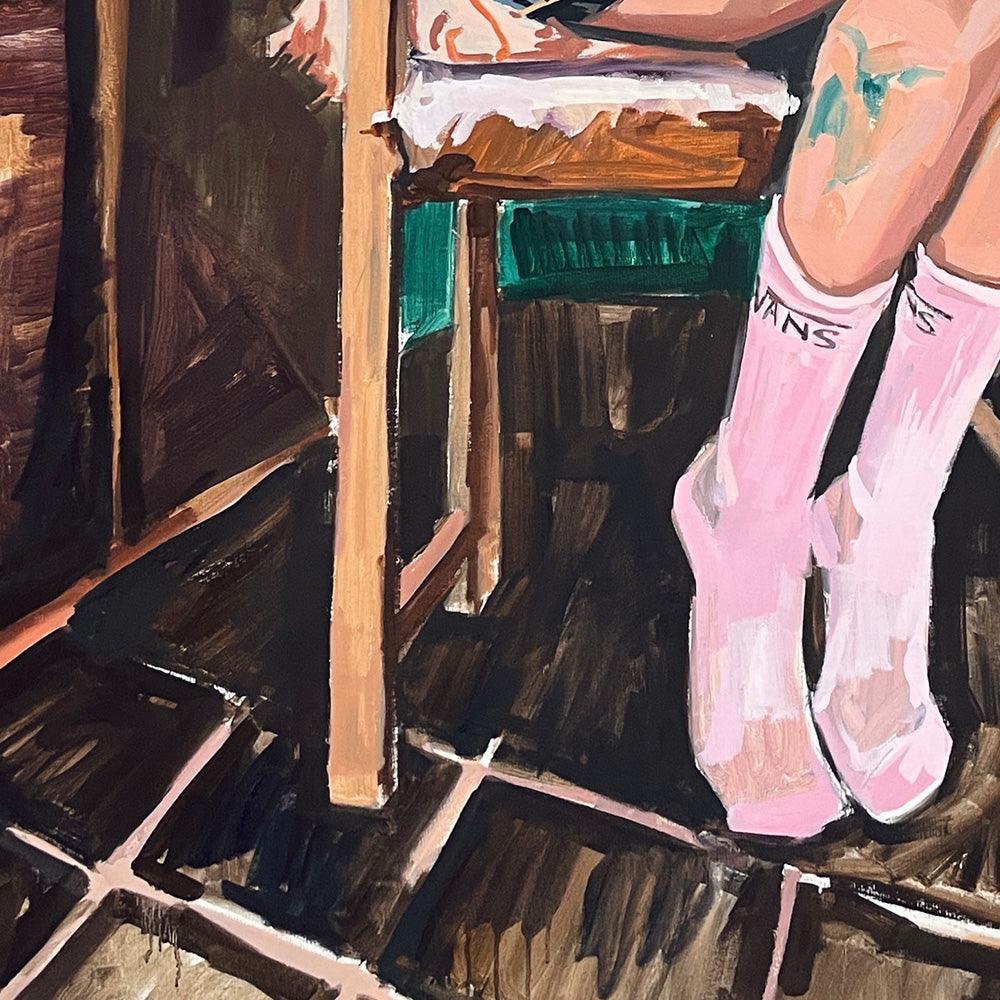 Painting by Lola Erhart