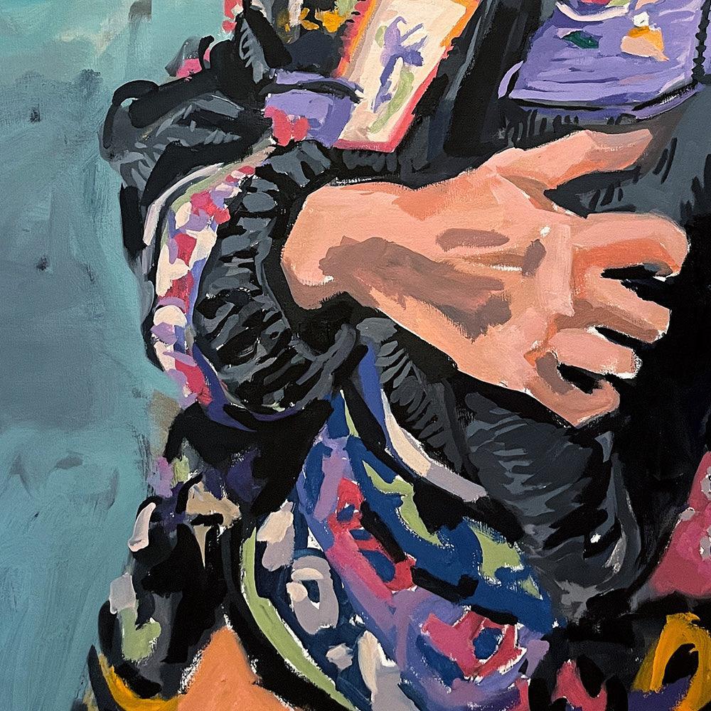 Painting by Lola Erhart